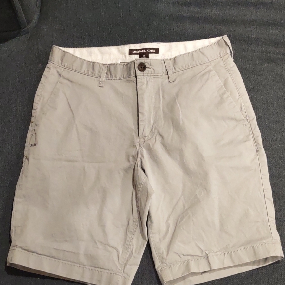 Michael Kors Men's Flat Front Shorts, Size 28